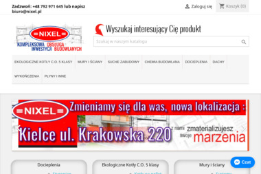 Nixel Hurtownia Materiałów Budowlanych - Kotły CO Kielce