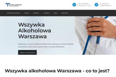 Wszywka alkoholowa Warszawa - Ośrodek Odwykowy Warszawa