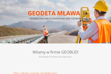 Geodezyjna Obsluga Budownictwa GEOBUD - Dobra Firma Geodezyjna Mława