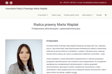 Kancelaria Radcy Prawnego Marta Waplak - Prawnik Od Prawa Cywilnego Poznań