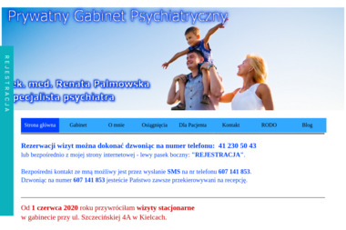 Prywatny Gabinet Psychiatryczny lek. Renata Palmowska - Poradnia Psychologiczna Kielce