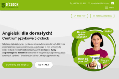 Centrum językowe 5 o'clock - Kursy Języków Obcych Wrocław