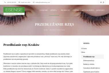 Przedłużanie rzęs Kraków - Zabiegi Ujędrniające Kraków