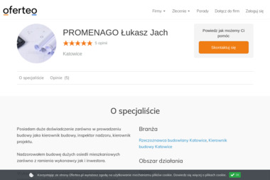 PROMENAGO Łukasz Jach - Doskonałe Nadzorowanie Budowy Katowice