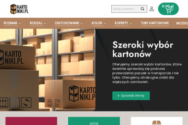 Kartony - Kartoniki.pl - Sprzedaż Palet Lubartów
