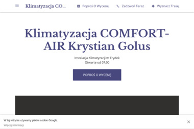 Comfort-Air Klimatyzacja Krystian Golus - Perfekcyjna Klimatyzacja Do Domu Pszczyna
