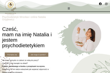 Psychodietetyk online Natalia Gryglewicz - Dietetyk Kłodzko